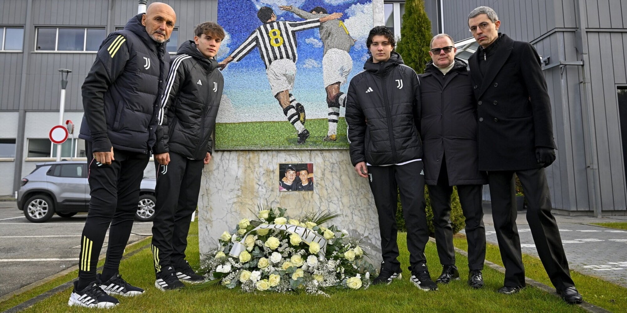 Spalletti, Pessotto e la Juve omaggiano Ale e Ricky a 19 anni dalla scomparsa
