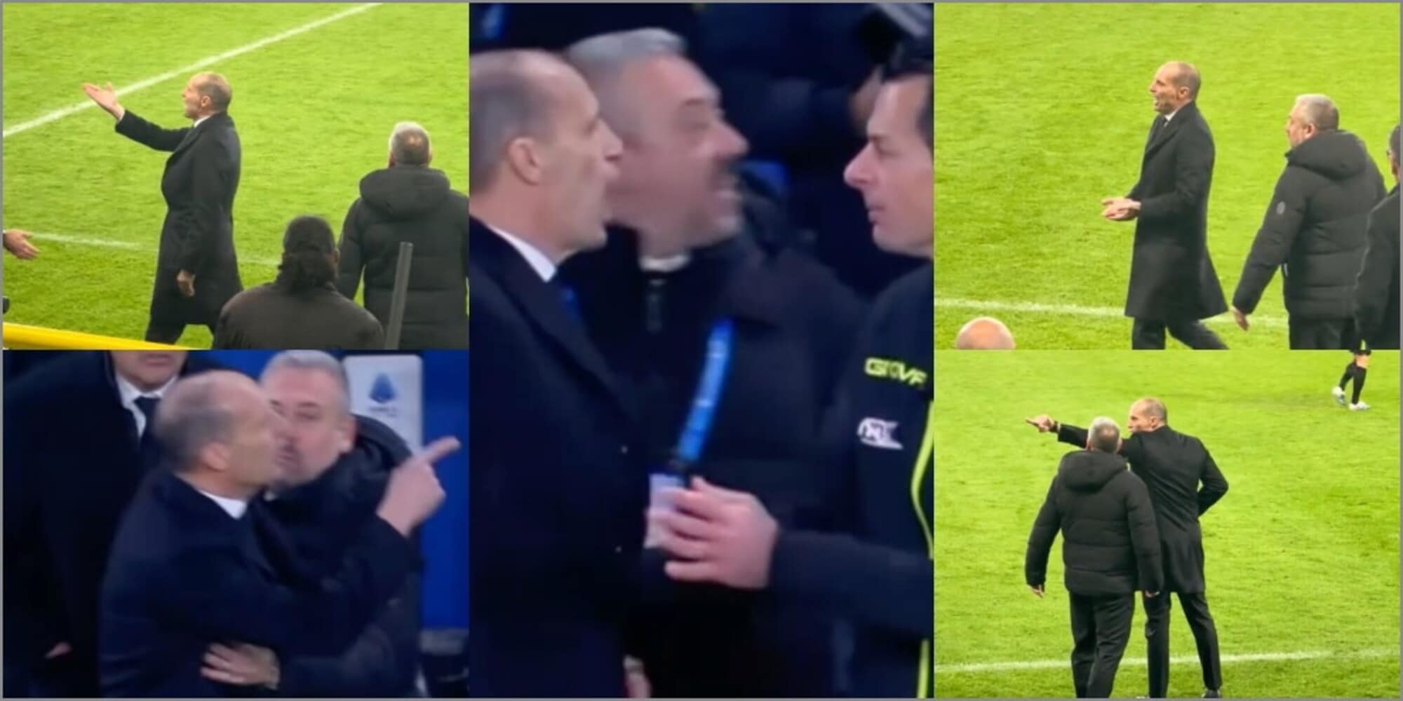“Sei un c***”, Allegri furia contro Oriali. Il Napoli condanna: "33 telecamere, non passi inosservata”

