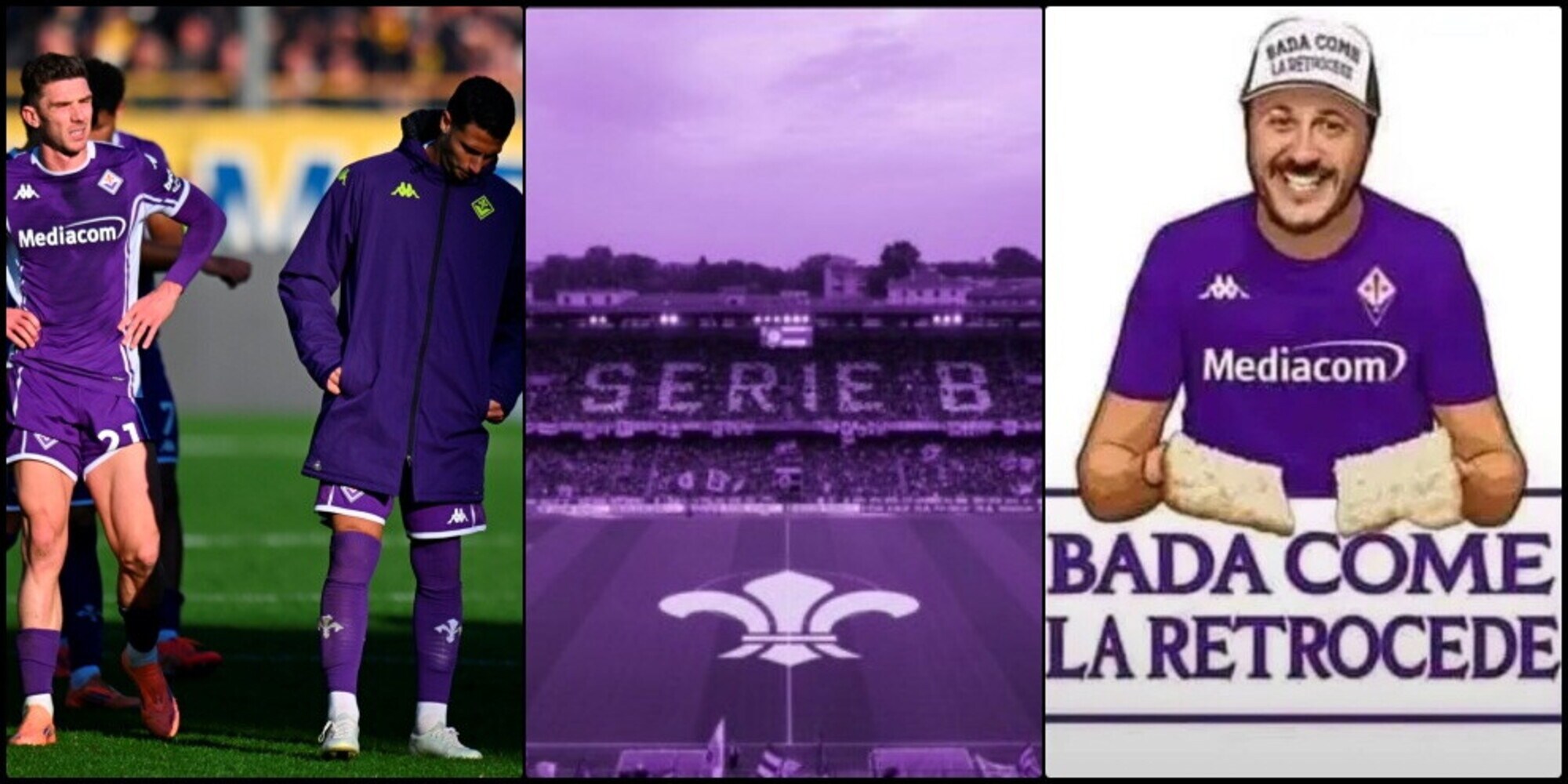 "Verso la B e oltre", "bada come la retrocede": il web inferisce sulla crisi della Fiorentina 