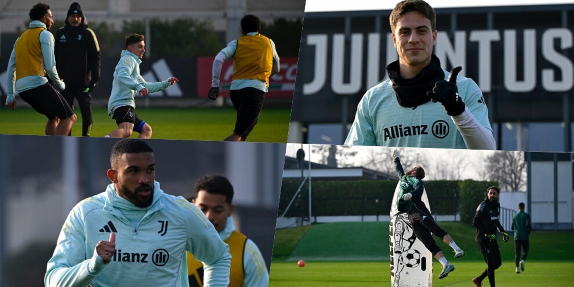 La Juve si allena a Capodanno: Conceicao scatta, aura Yildiz e Bremer, Di Gregorio show!