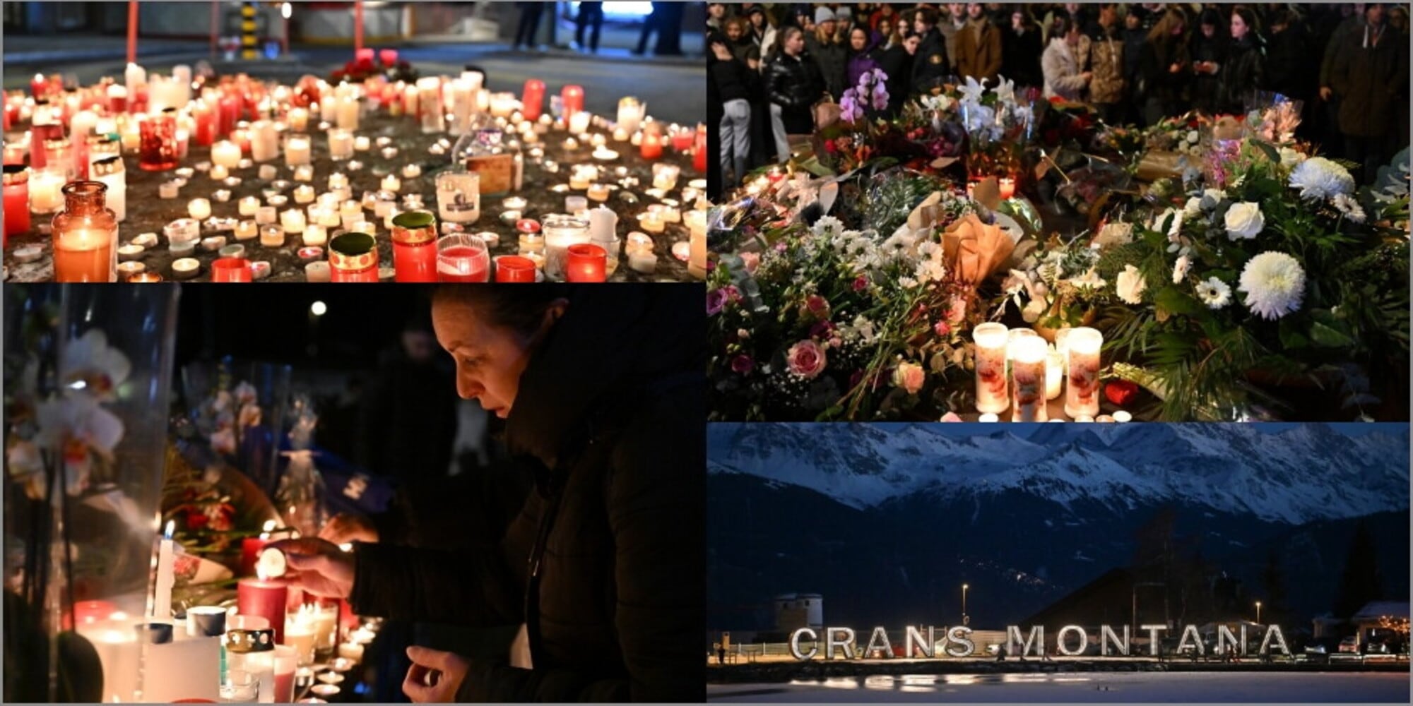 Crans Montana, lacrime e preghiere dopo la strage al Le Constellation