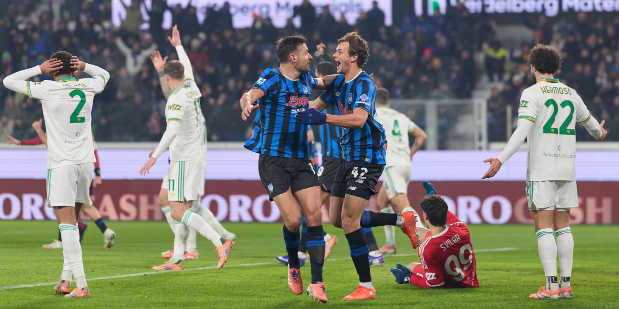 Scalvini di forza, Svilar protesta: il gol che ha deciso Atalanta-Roma
