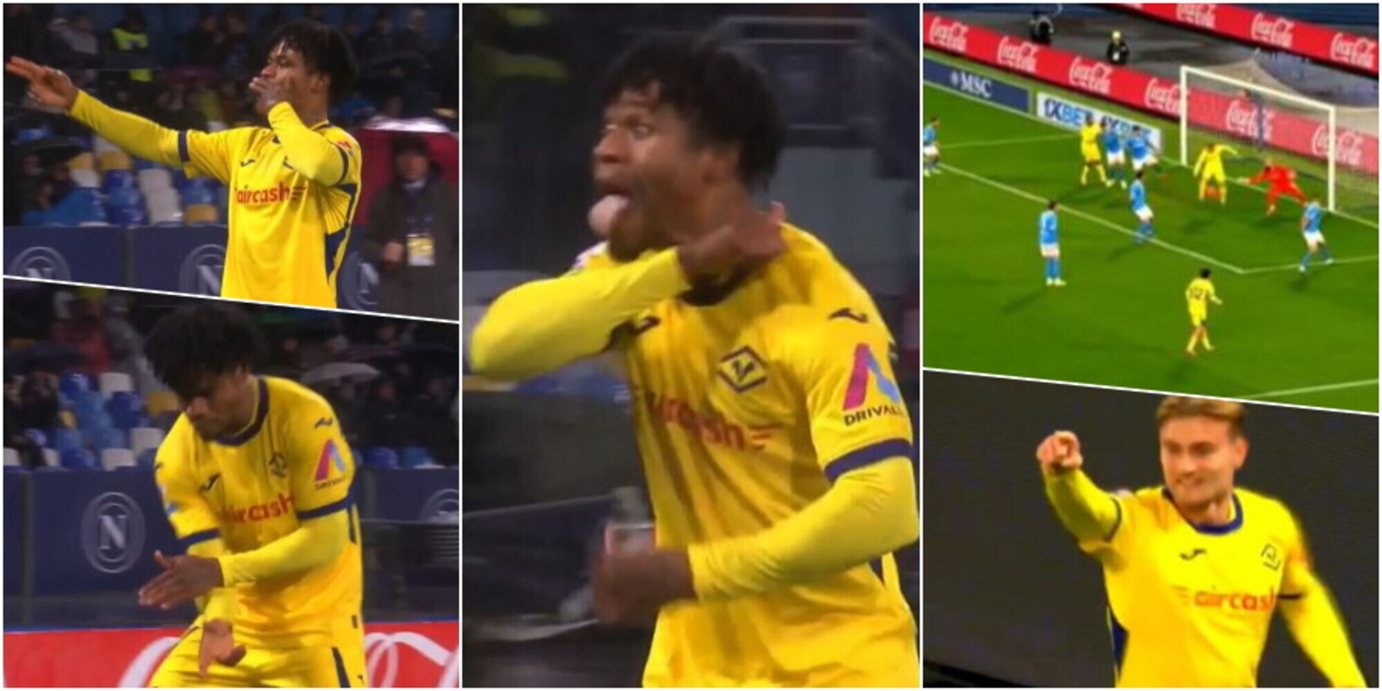 Frese di tacco al Maradona, Orban cosa combina? Napoli-Verona: succede di tutto