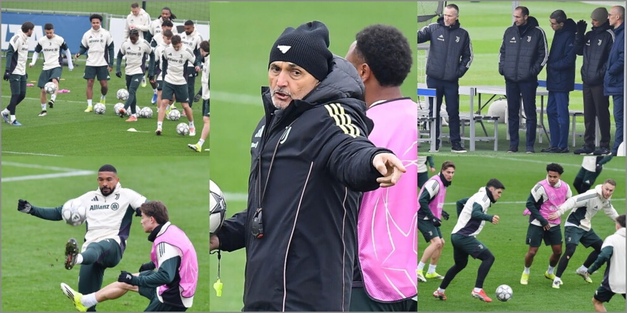 Zhegrova e David si sfidano, Spalletti indica la via e Chiellini osserva la Juve