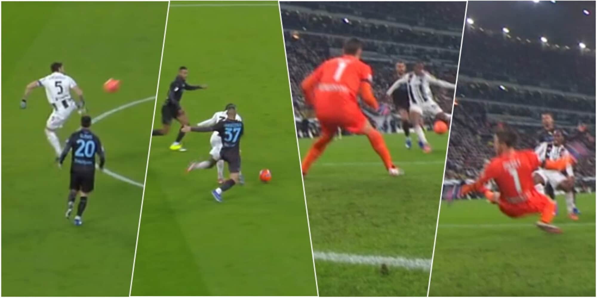 David sblocca Juve-Napoli così, e che giocata di Locatelli! 
