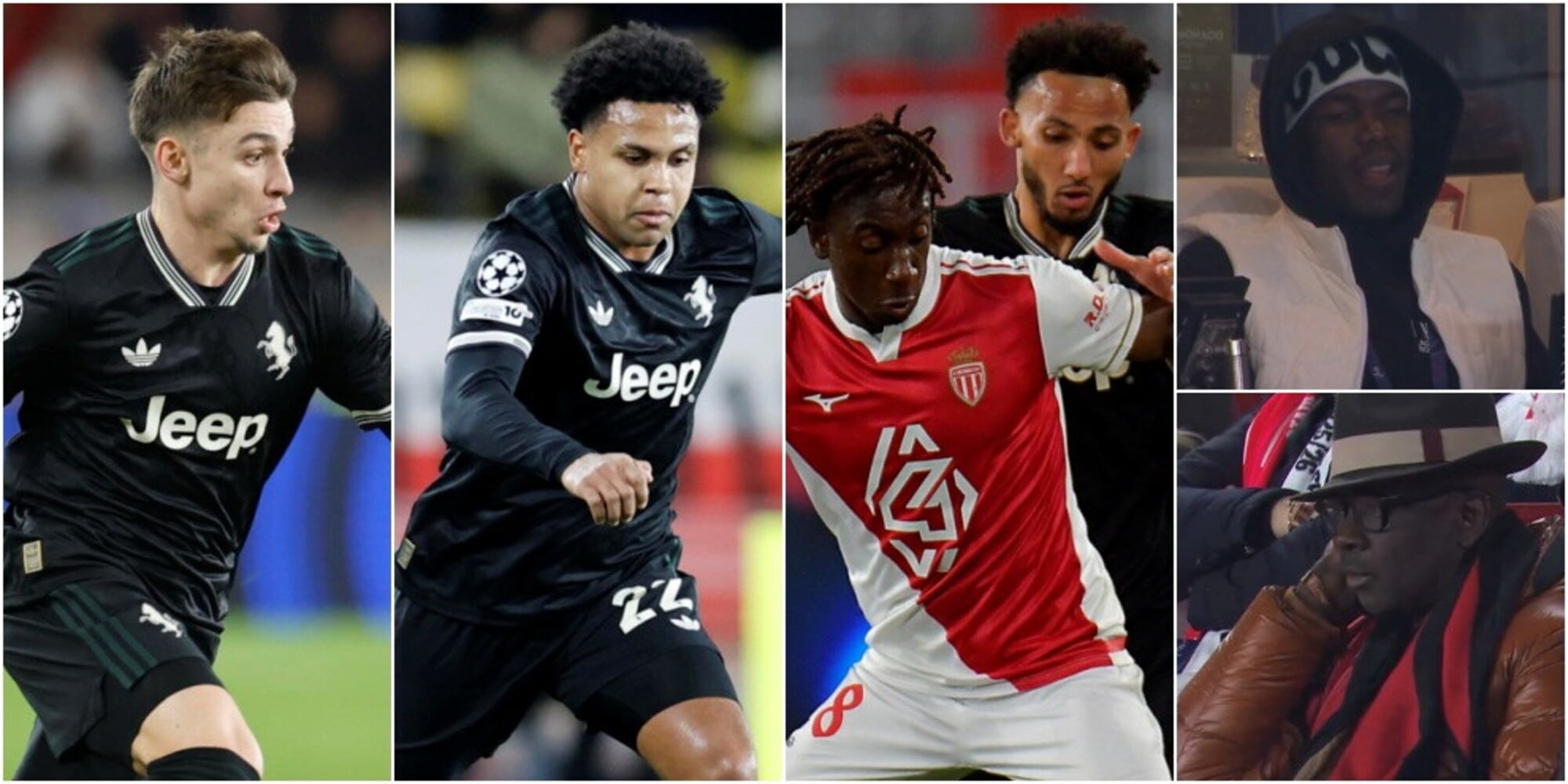 Pogba e Thuram guardano, la Juve pareggia a Monaco
