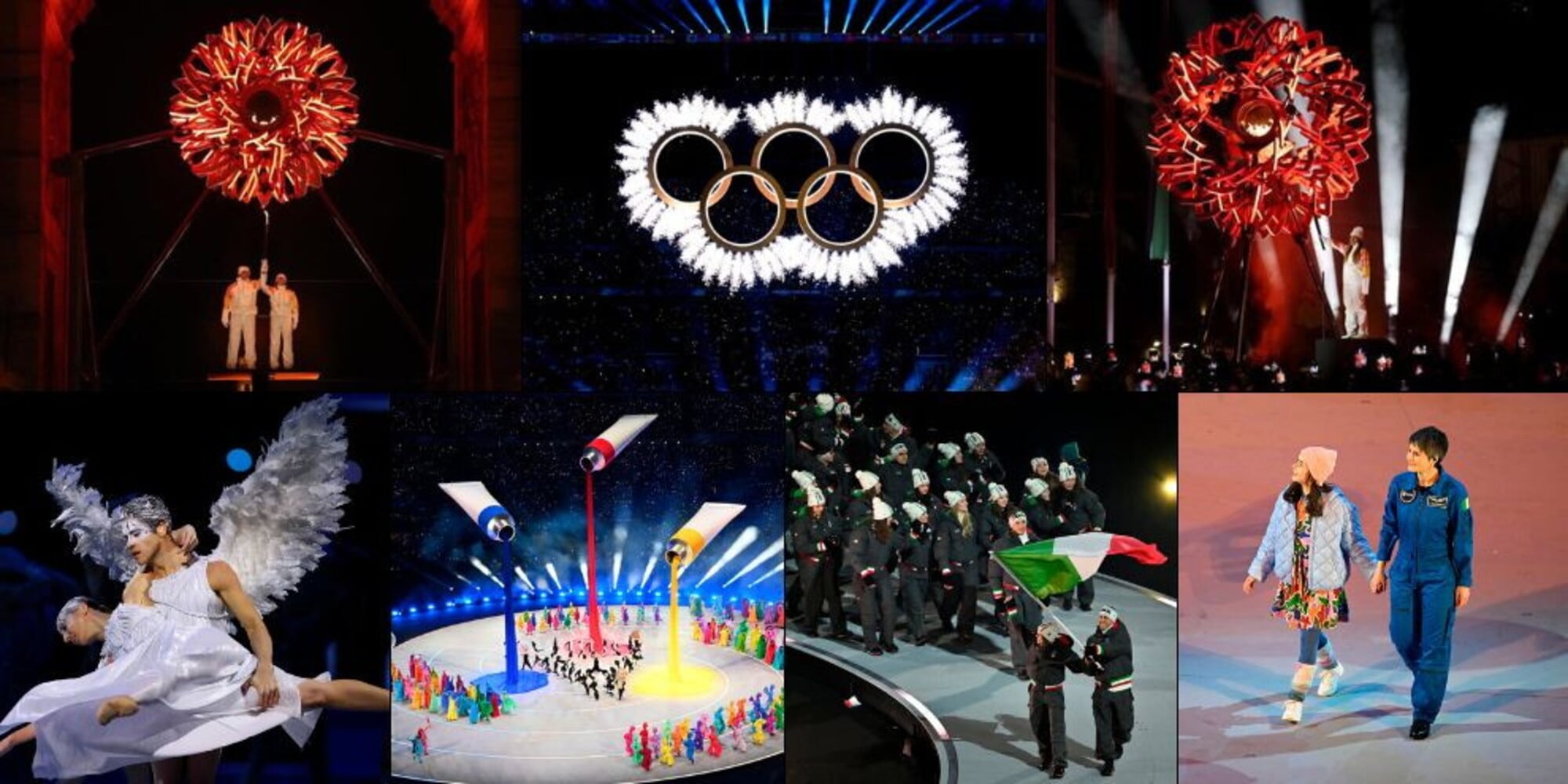 Spettacolo Milano-Cortina, dalla coreografia al doppio braciere: Italia show! Tutta la cerimonia