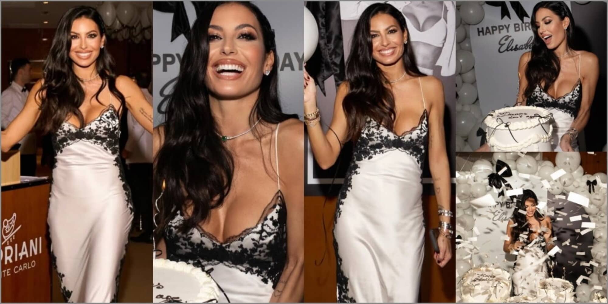 Elisabetta Gregoraci, compleanno a tinte bianconere: "Come le cose che non hanno bisogno..."
