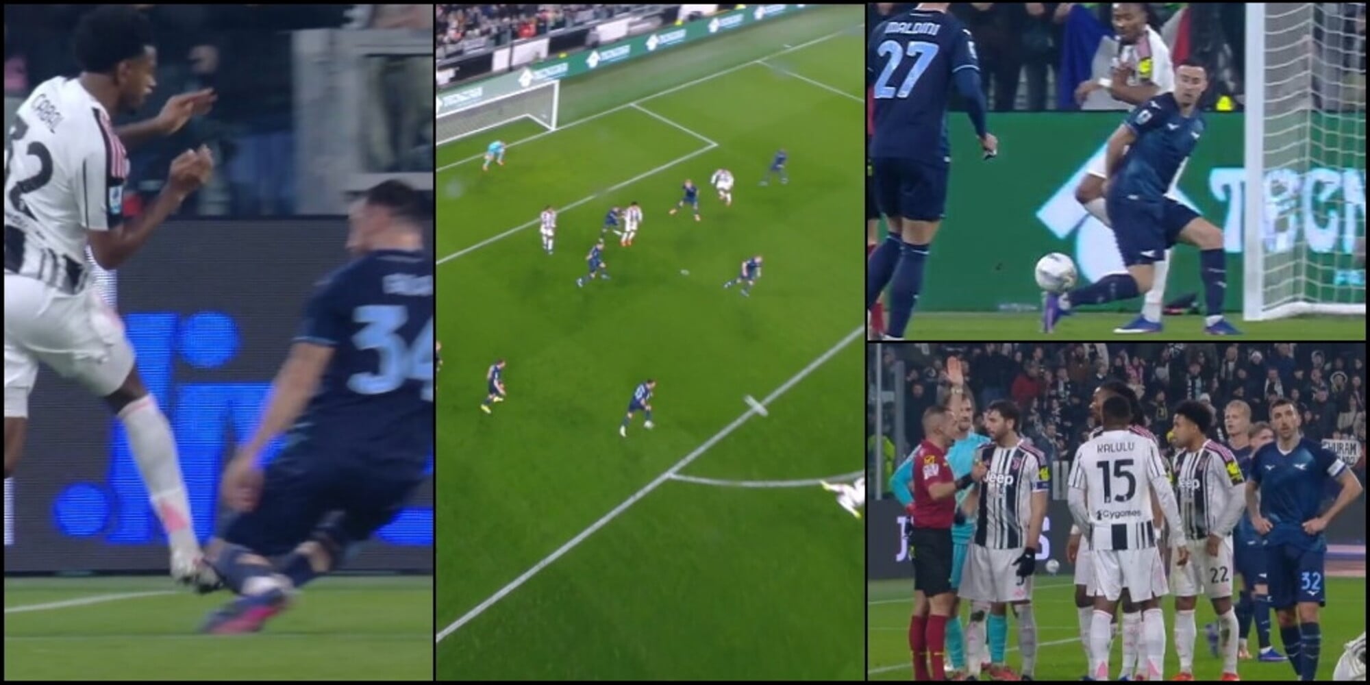 Doppietta VAR contro la Juve: rigore netto non dato e gol annullato inventando il motivo
