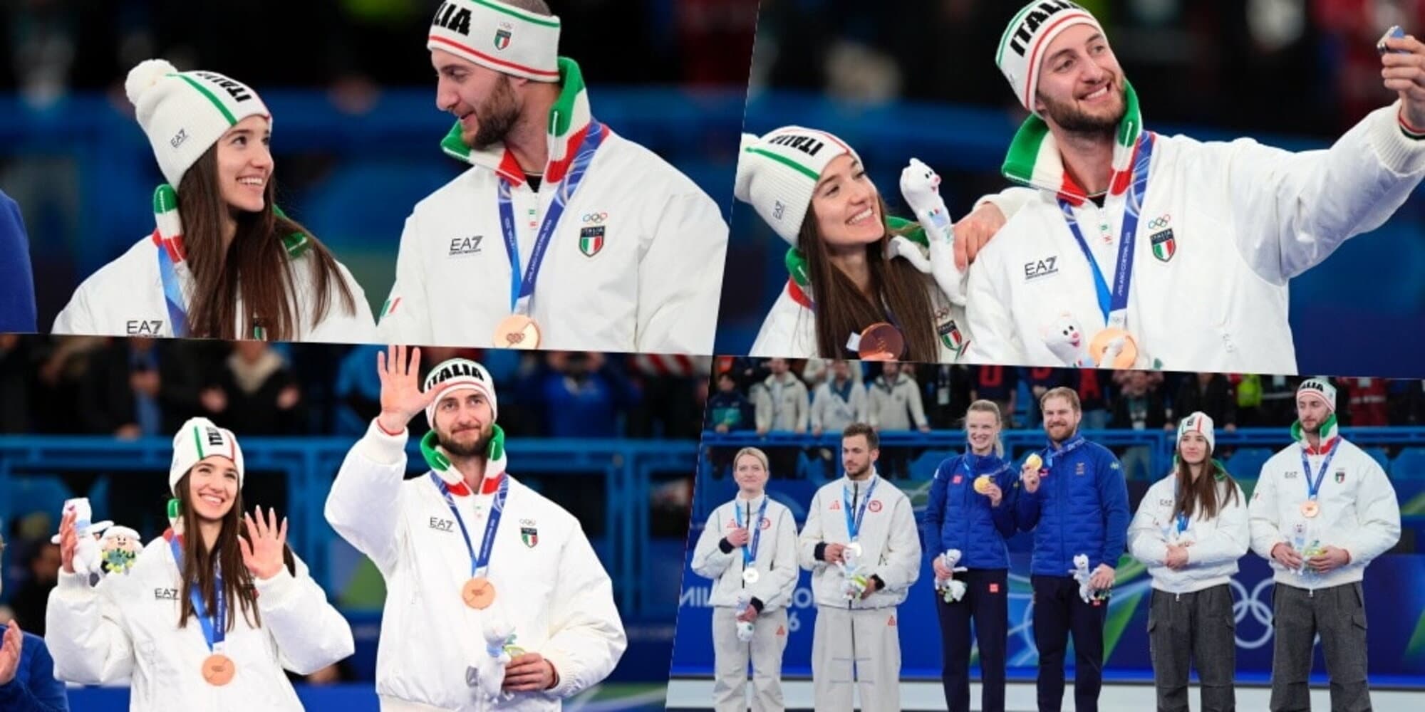 Constantini-Mosaner show, che gioia per il bronzo nel curling: super Italia, 11ª medaglia alle Olimpiadi!