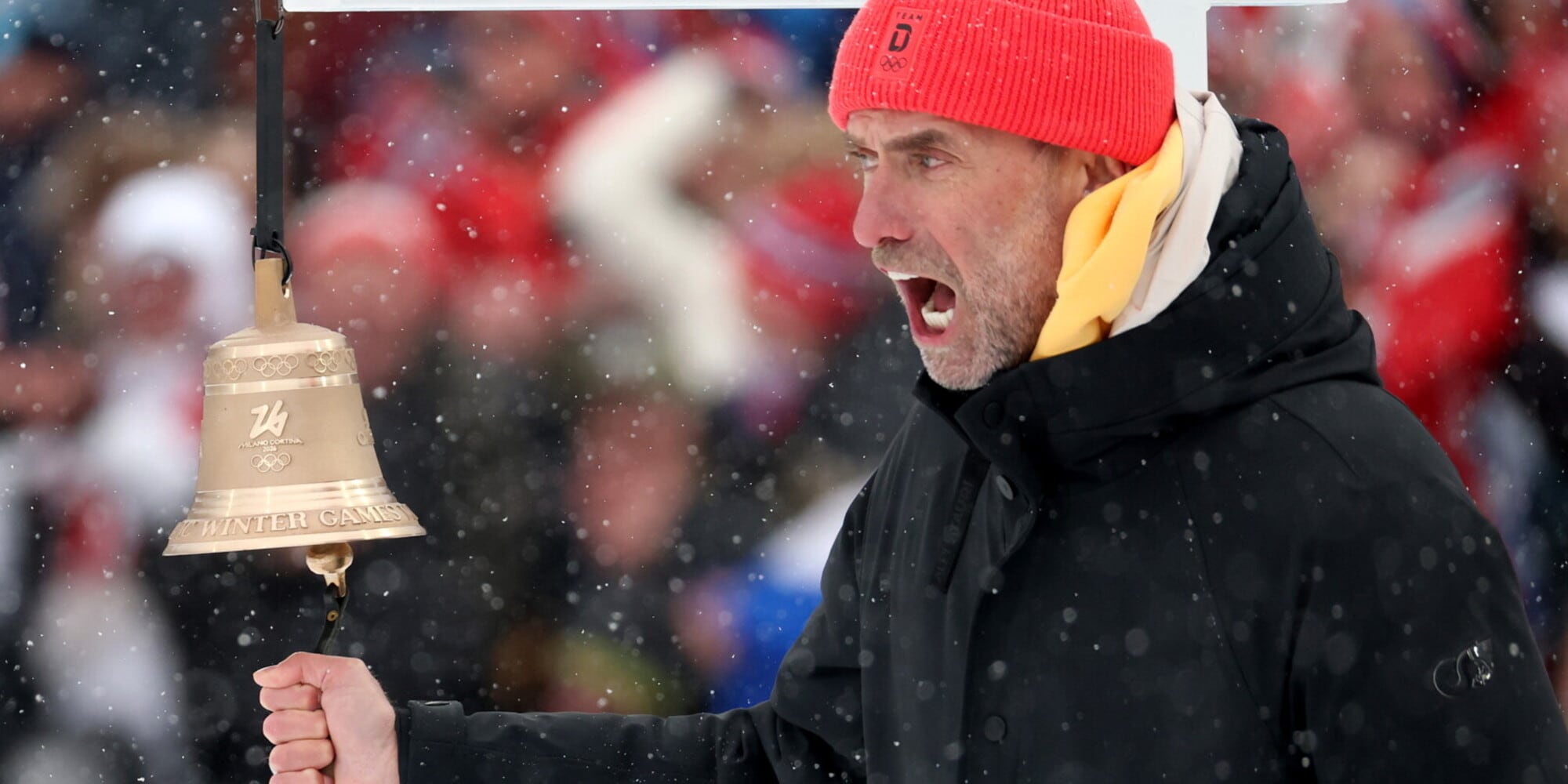 Klopp show alle Olimpiadi: suona la campana dell’ultimo giro nella staffetta del biathlon!