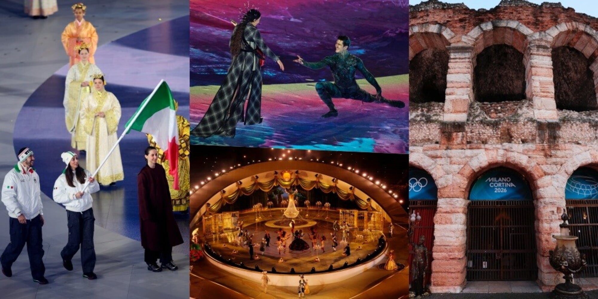 Olimpiadi Milano-Cortina, cerimonia di chiusura show: sfilano gli atleti, Bolle incanta l’Arena di Verona