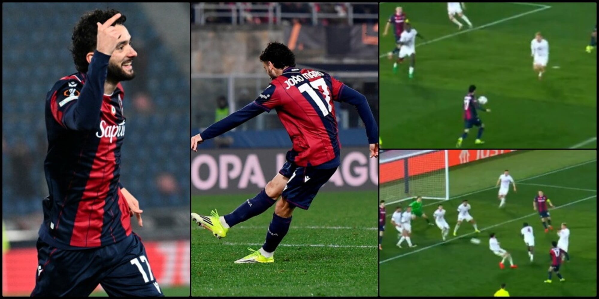 Joao Mario, che gol contro il Brann: l'ex Juve decide la sfida del Dall'Ara
