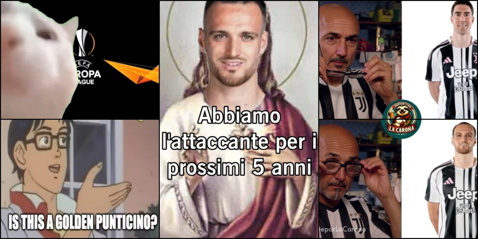 "Sono io il vostro 9", "Golden punticino": la Juve rimonta e il web si scatena