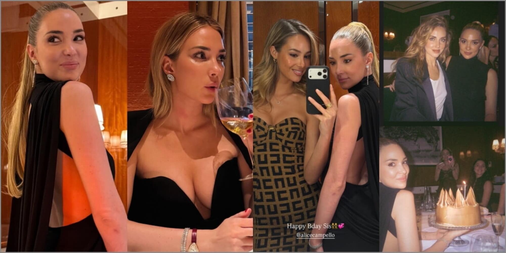Alice Campello, party con le amiche in una location di lusso. E c'è anche un po' di Juve...