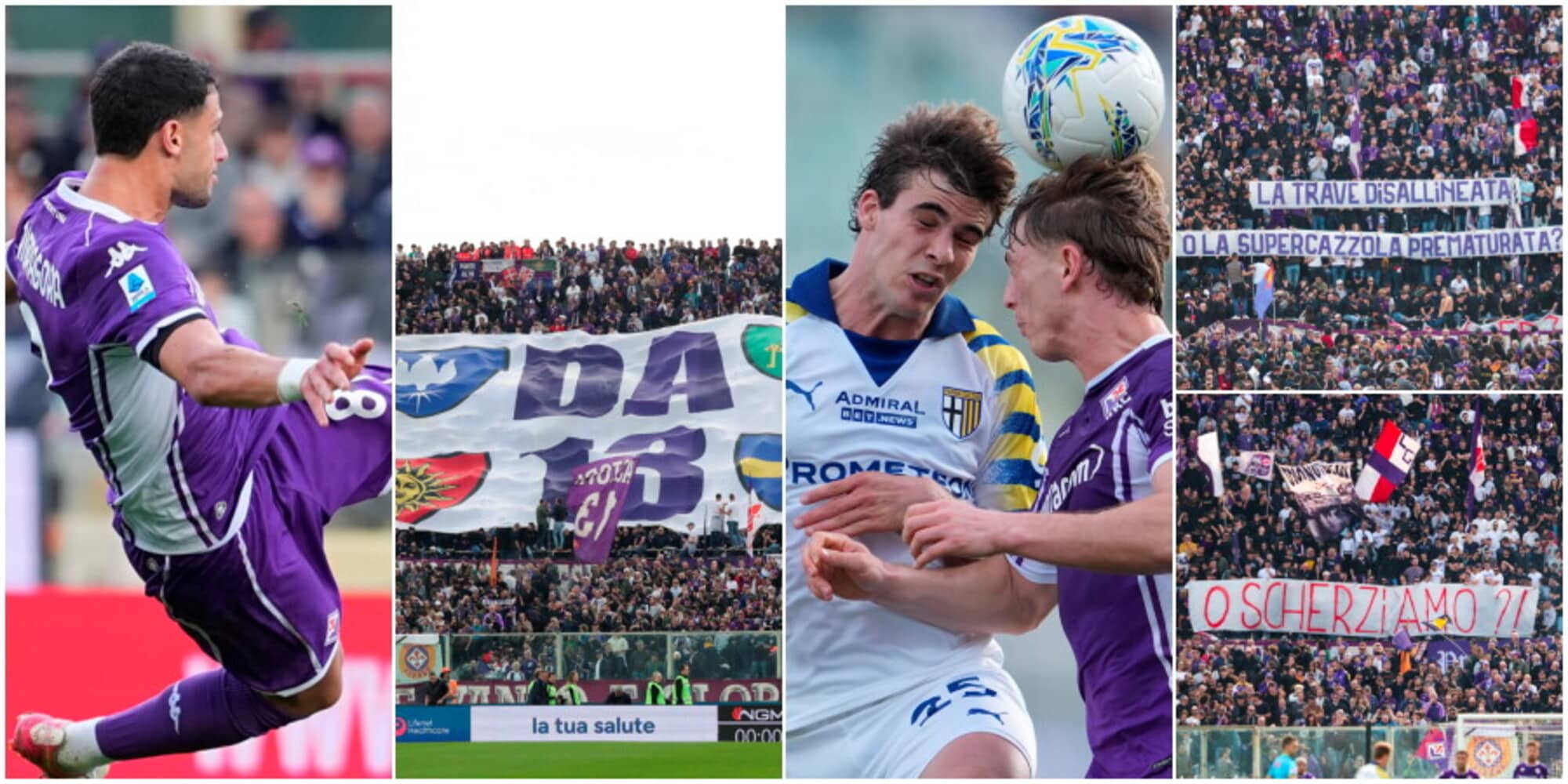 Fiorentina, ricordo Astori e protesta: ma col Parma è altra delusione