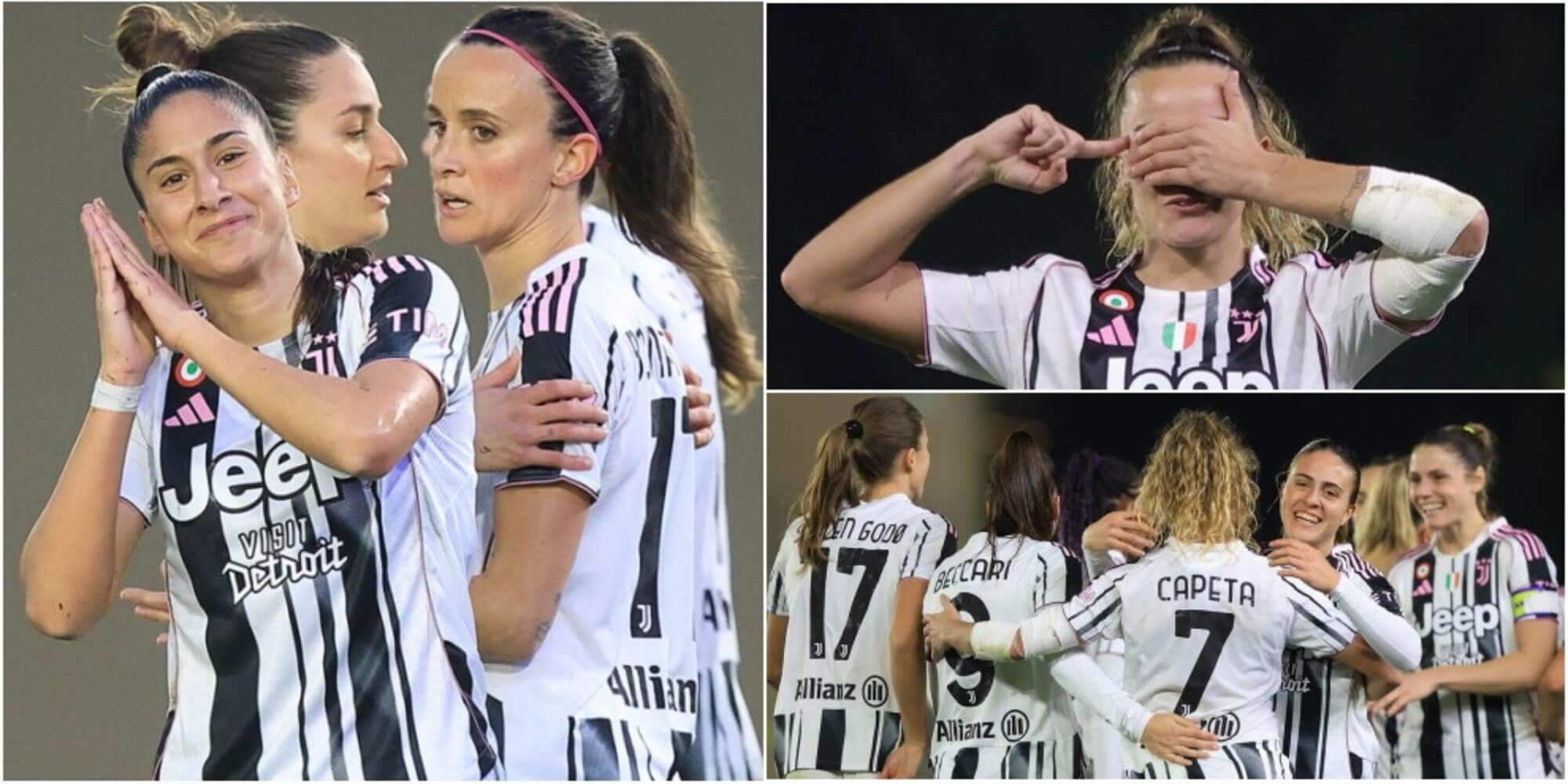 Beccari e Capeta scatenano lo show: gol ed esultanze, Juve Women a un passo dalla finale di Coppa Italia
