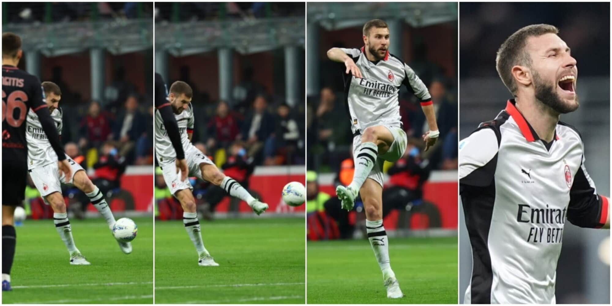 Chiamatelo Pogbalovic! L'eurogol del difensore di Allegri per l'1-0 Milan
