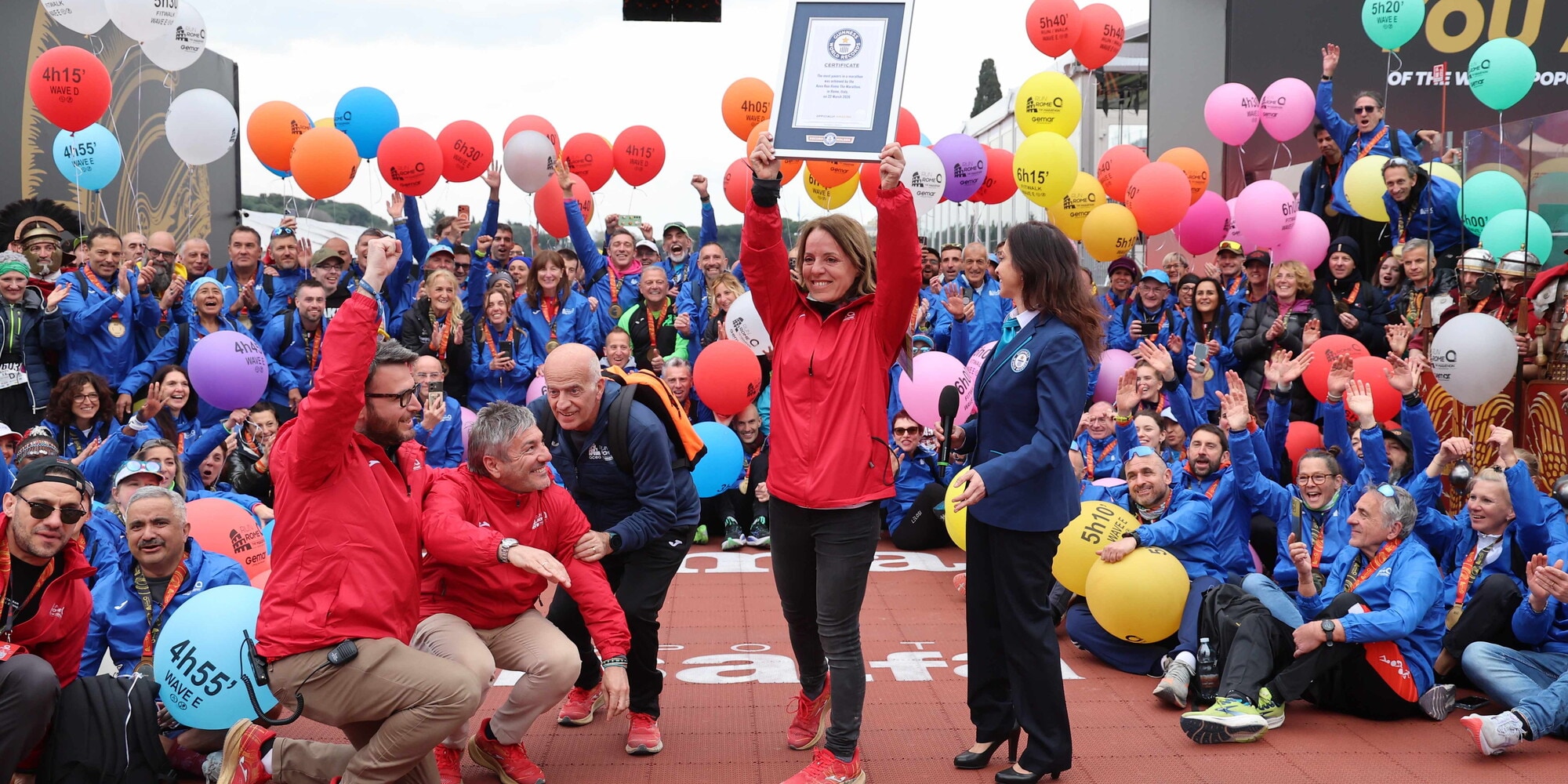 Il World Pacer Team di Acea Run Rome The Marathon, 250 angeli custodi da Guinness World Record