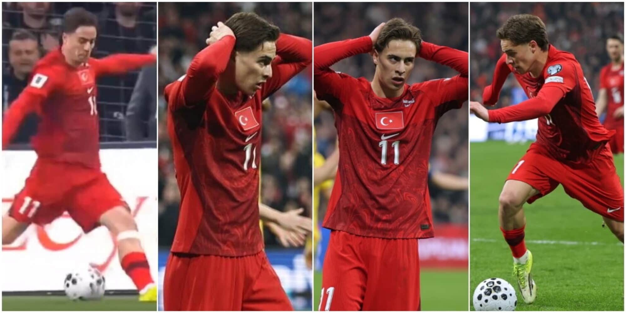 Yildiz brilla anche con la Turchia: giocate e traversa, Kenan show