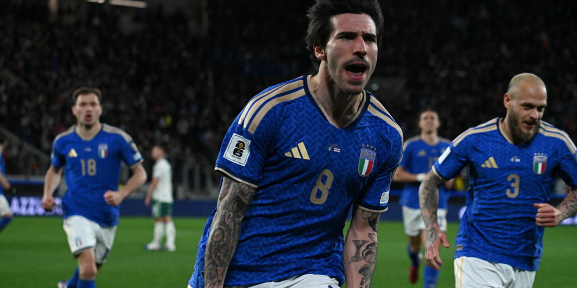 Italia, Tonali e Kean trascinano gli Azzurri verso i Mondiali: Irlanda del Nord ko
