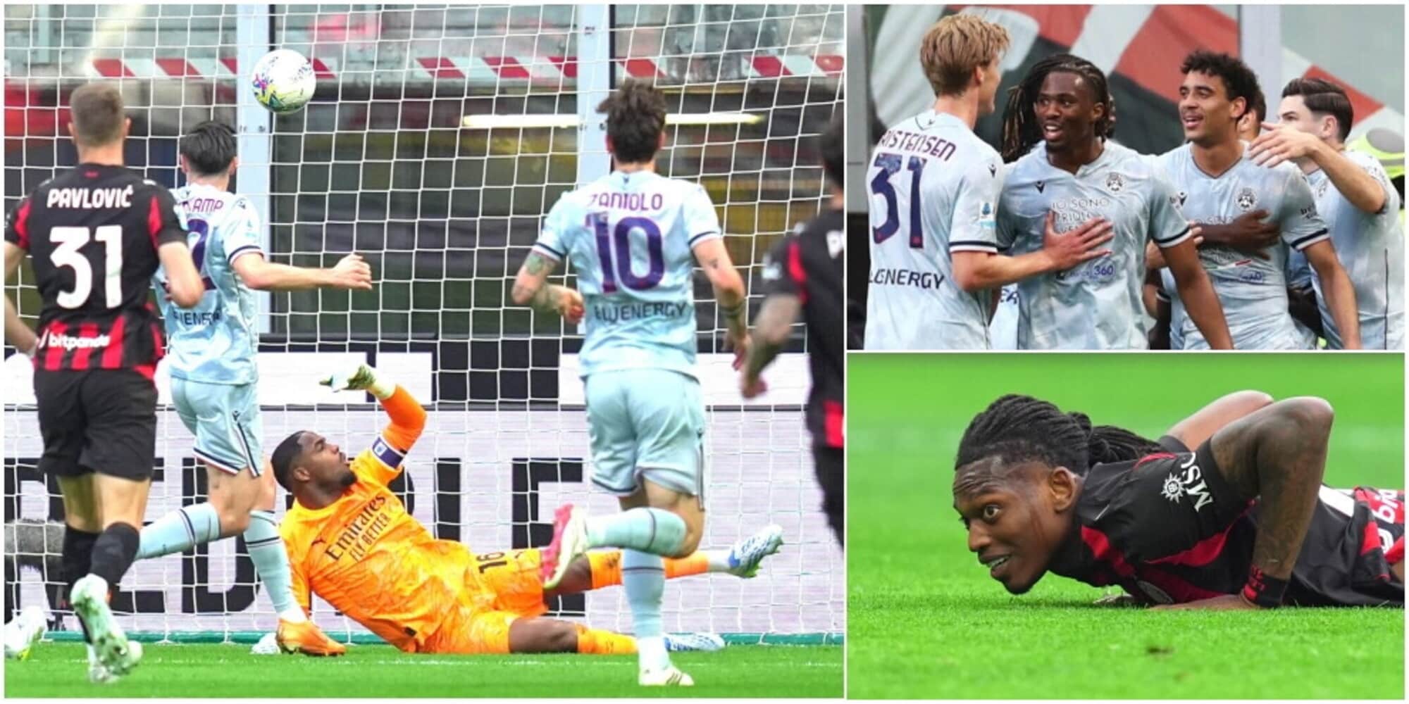 Leao horror, autogol Bartesaghi e festa Udinese: la serata da incubo del Milan