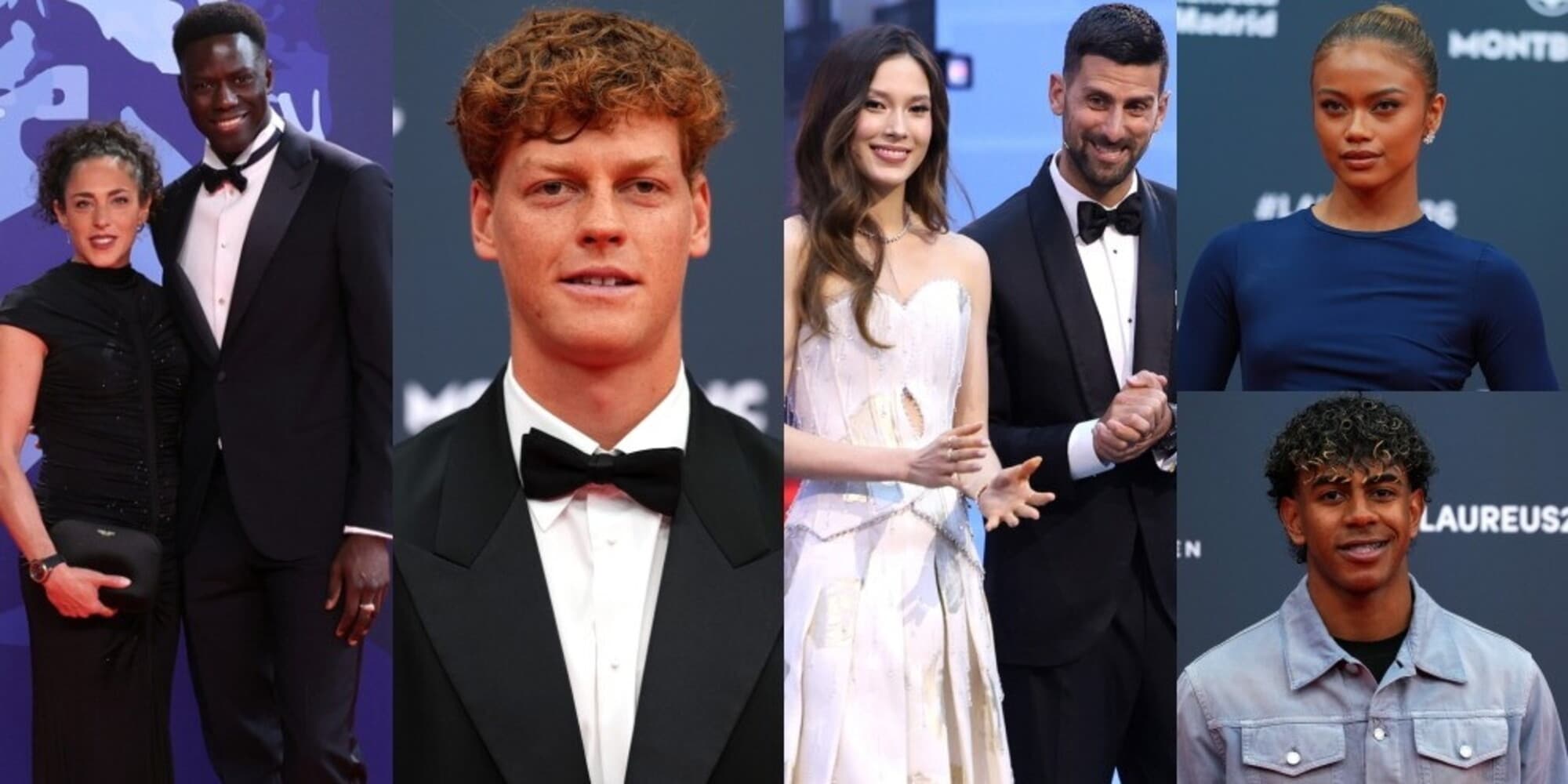 Da Sinner e Alcaraz alla strana scelta di Yamal: i look delle stelle ai Laureus World Sports Awards
