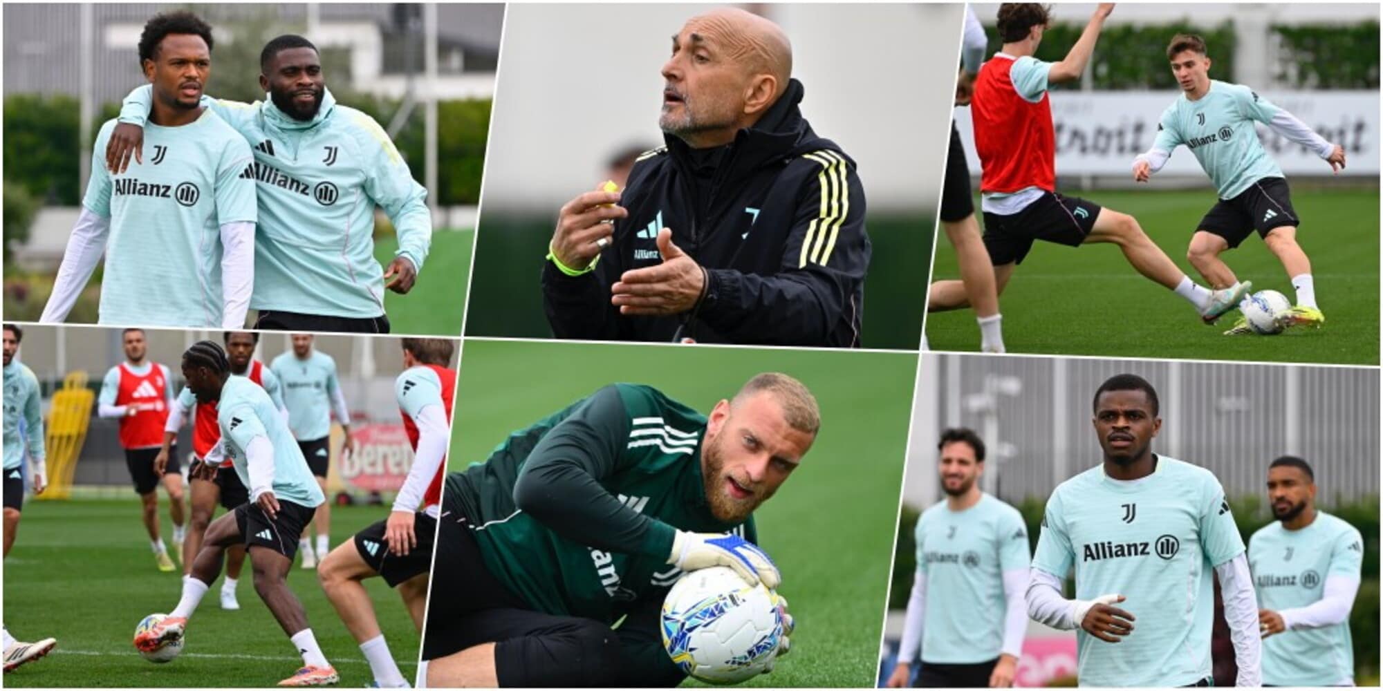 Juve ad alta intensità, Spalletti carica i suoi: l'allenamento verso il big match contro il Milan
