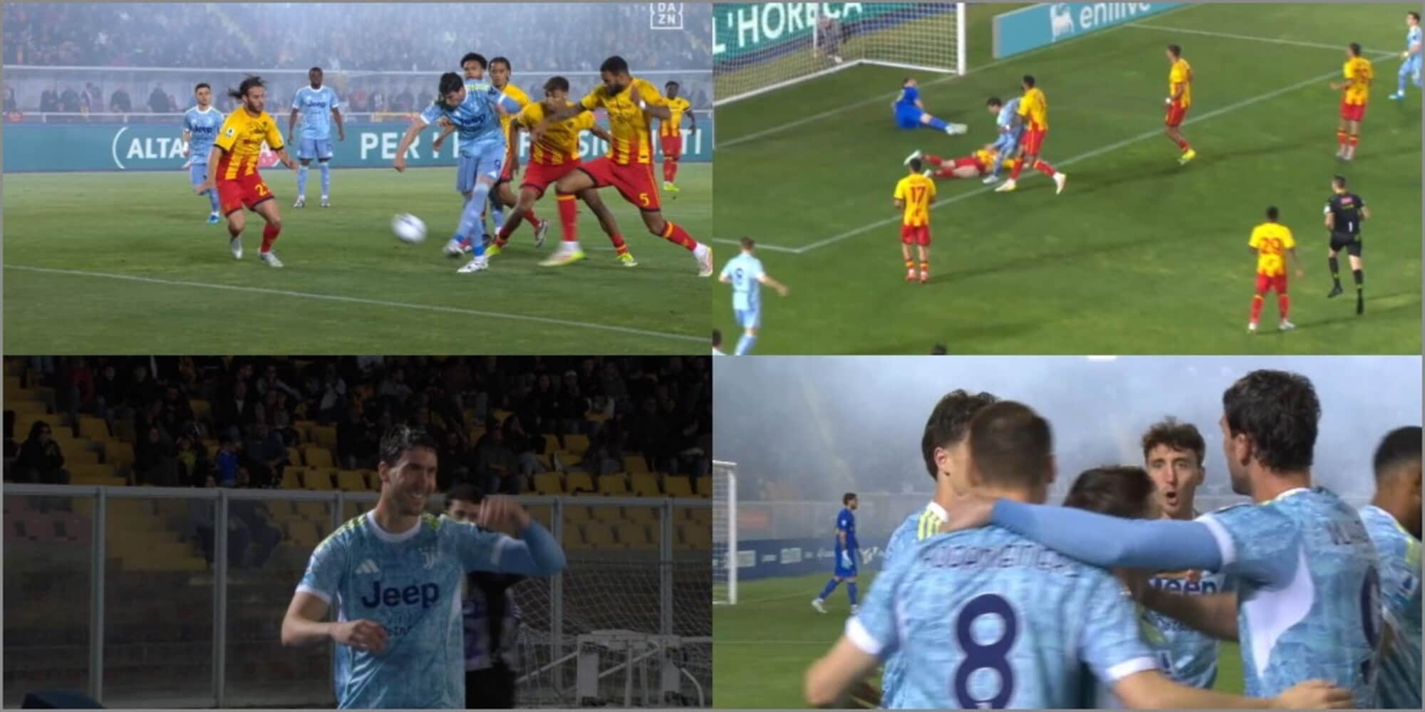 Che Vlahovic! Il gol del 9 Juve dopo undici secondi e l'esultanza