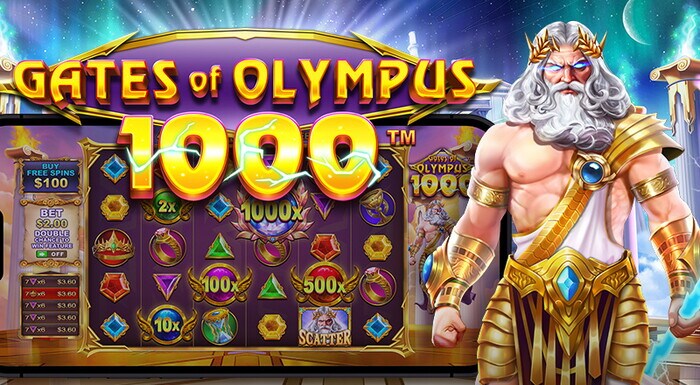 Slot Gates of Olympus 1000 Pragmatic Play con griglia 6x5 e moltiplicatori fino a 1000x