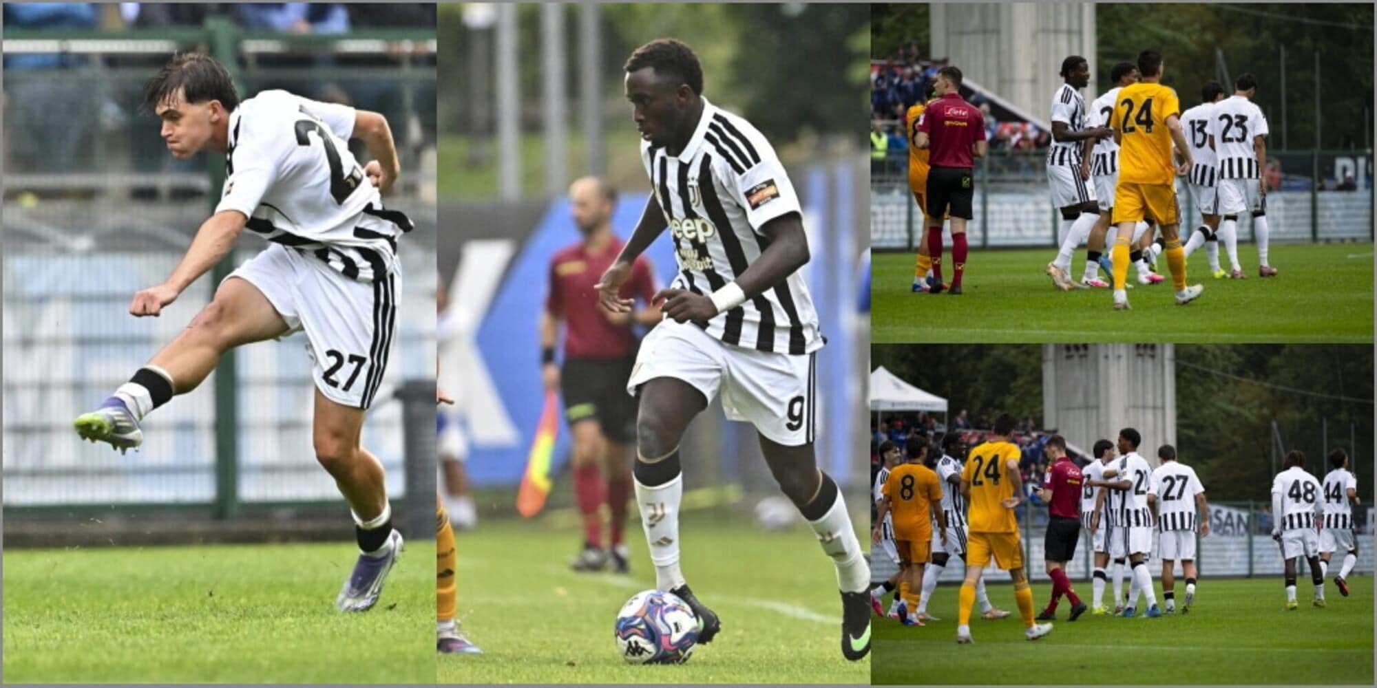Keutgen risponde a Leone: Juve Next Gen-Pisa, le immagini dell'amichevole
