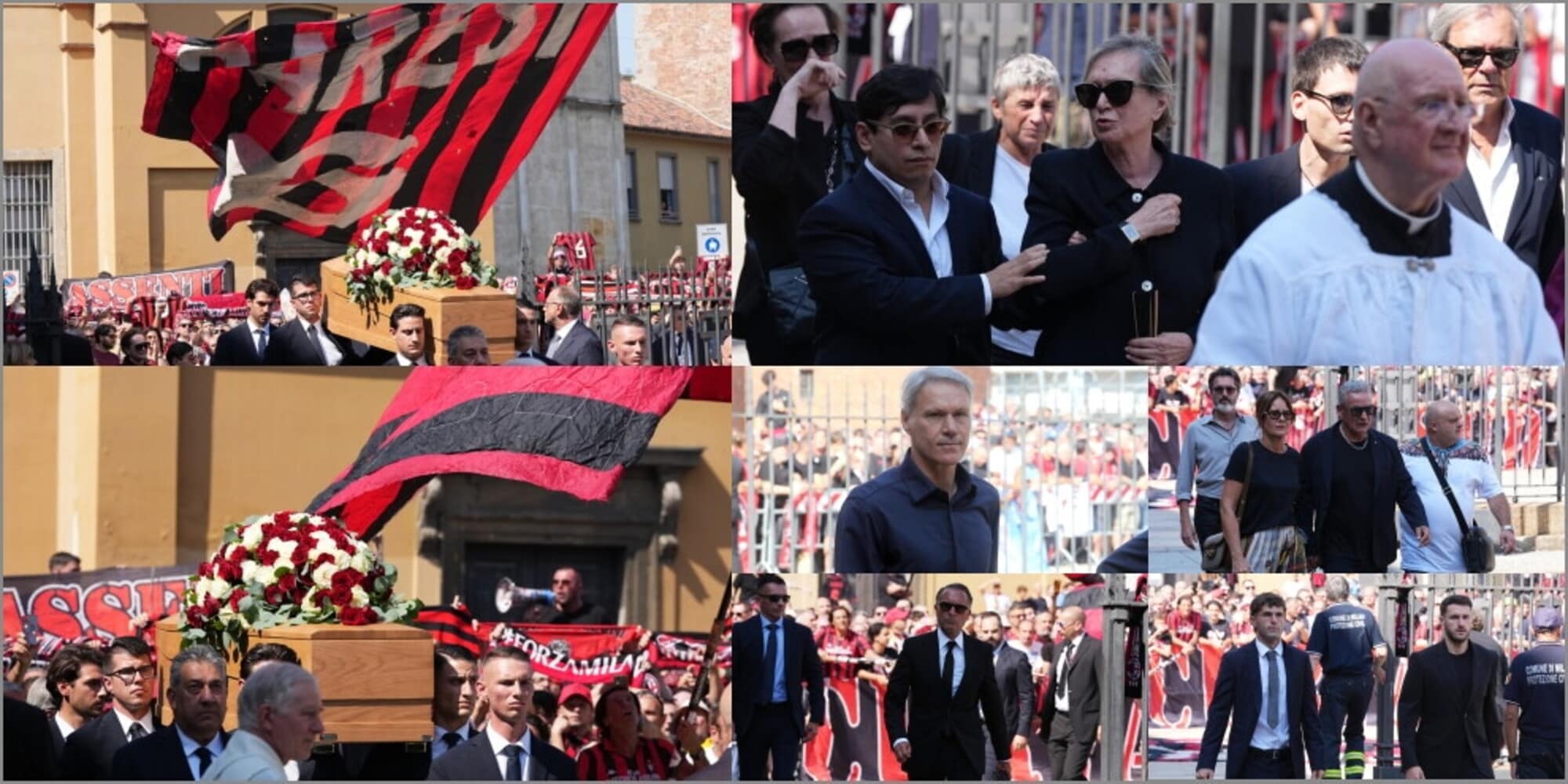 Baresi, l’ultimo straziante addio alla leggenda Milan: tutti i presenti al funerale

