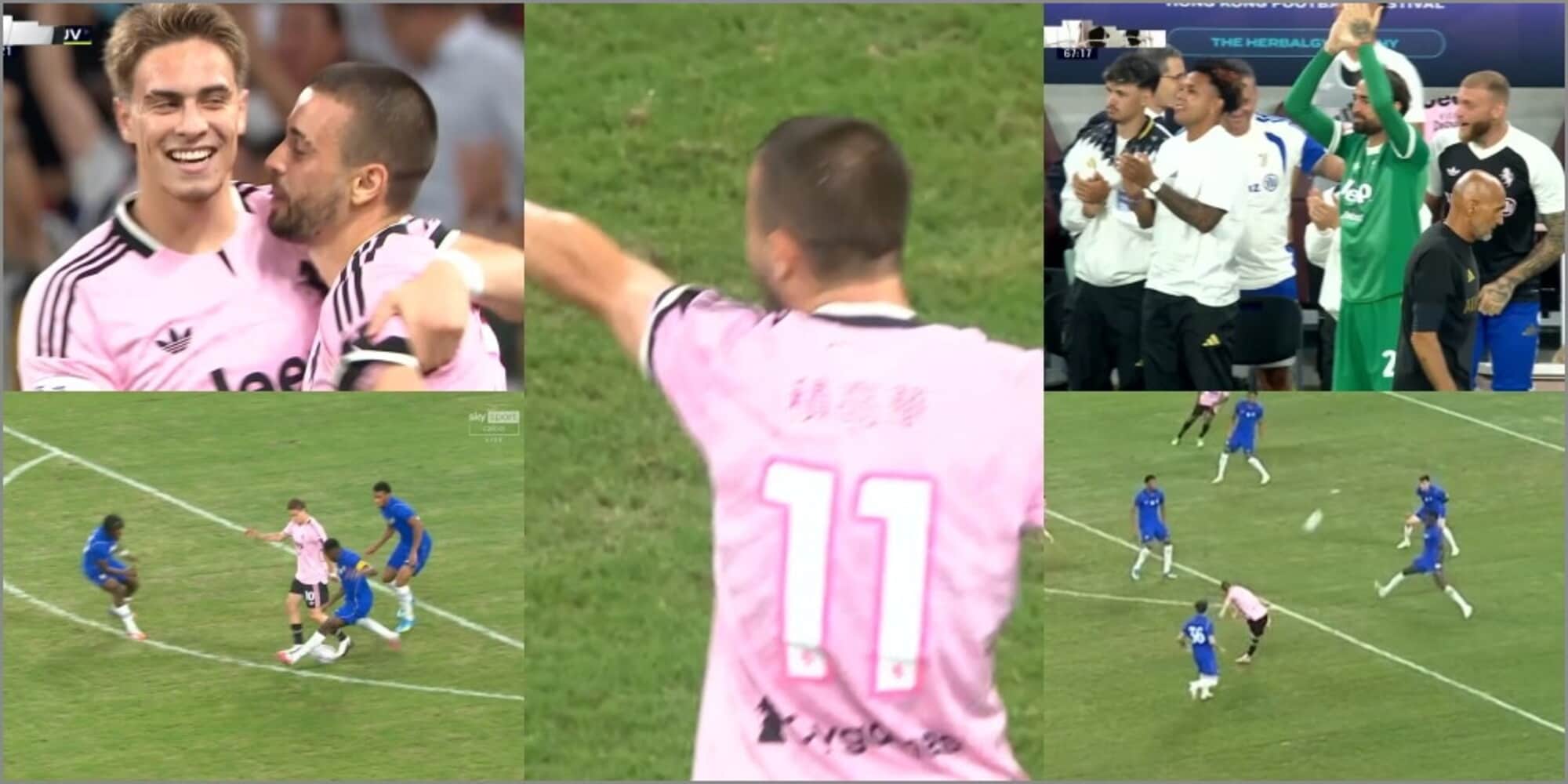 Zhegrova a giro: primo gol con la maglia Juve e che esultanza!