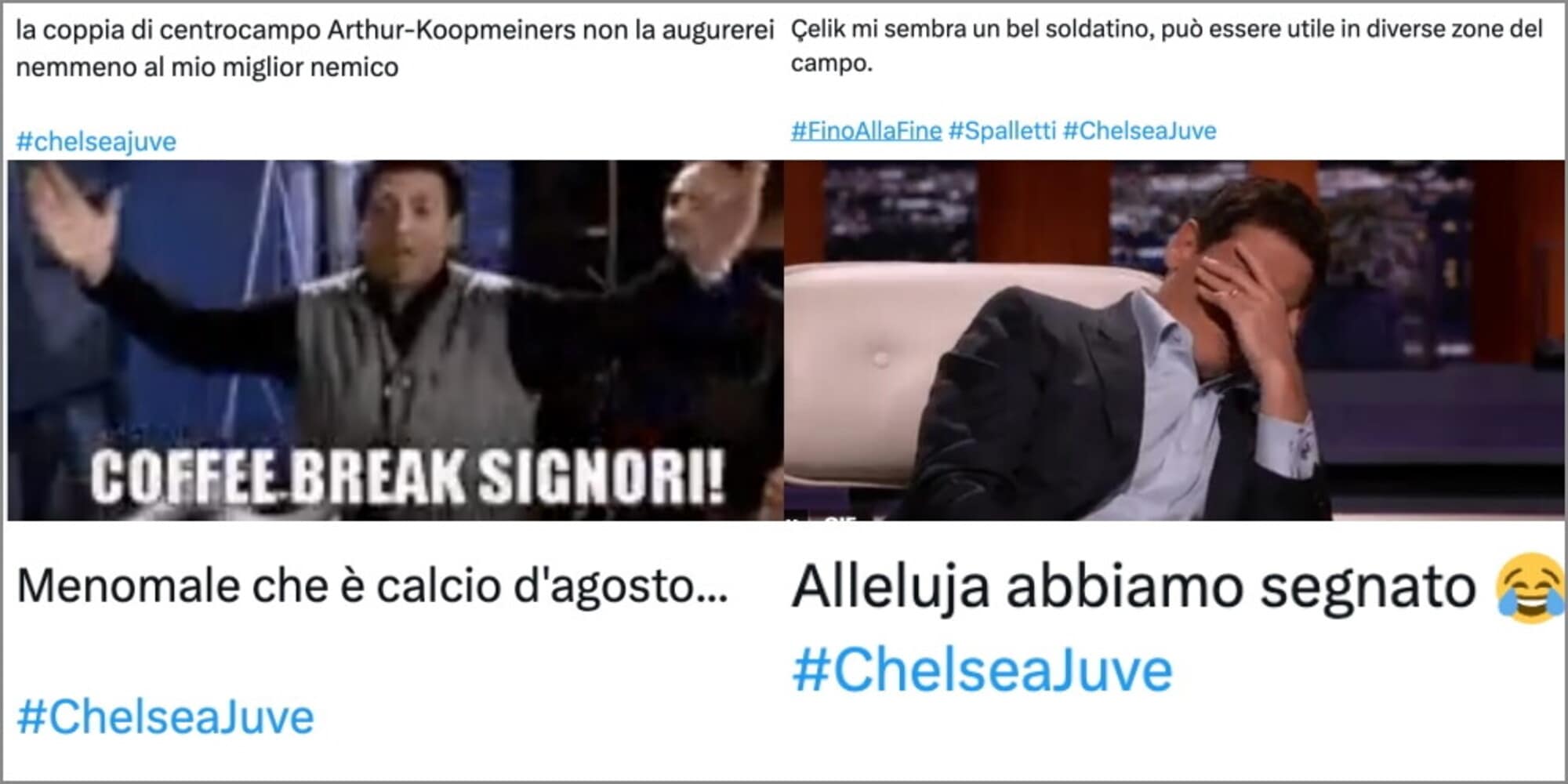 "David gioca a briscola. Menomale che è calcio d'agosto": le reazioni dei tifosi Juve sui social