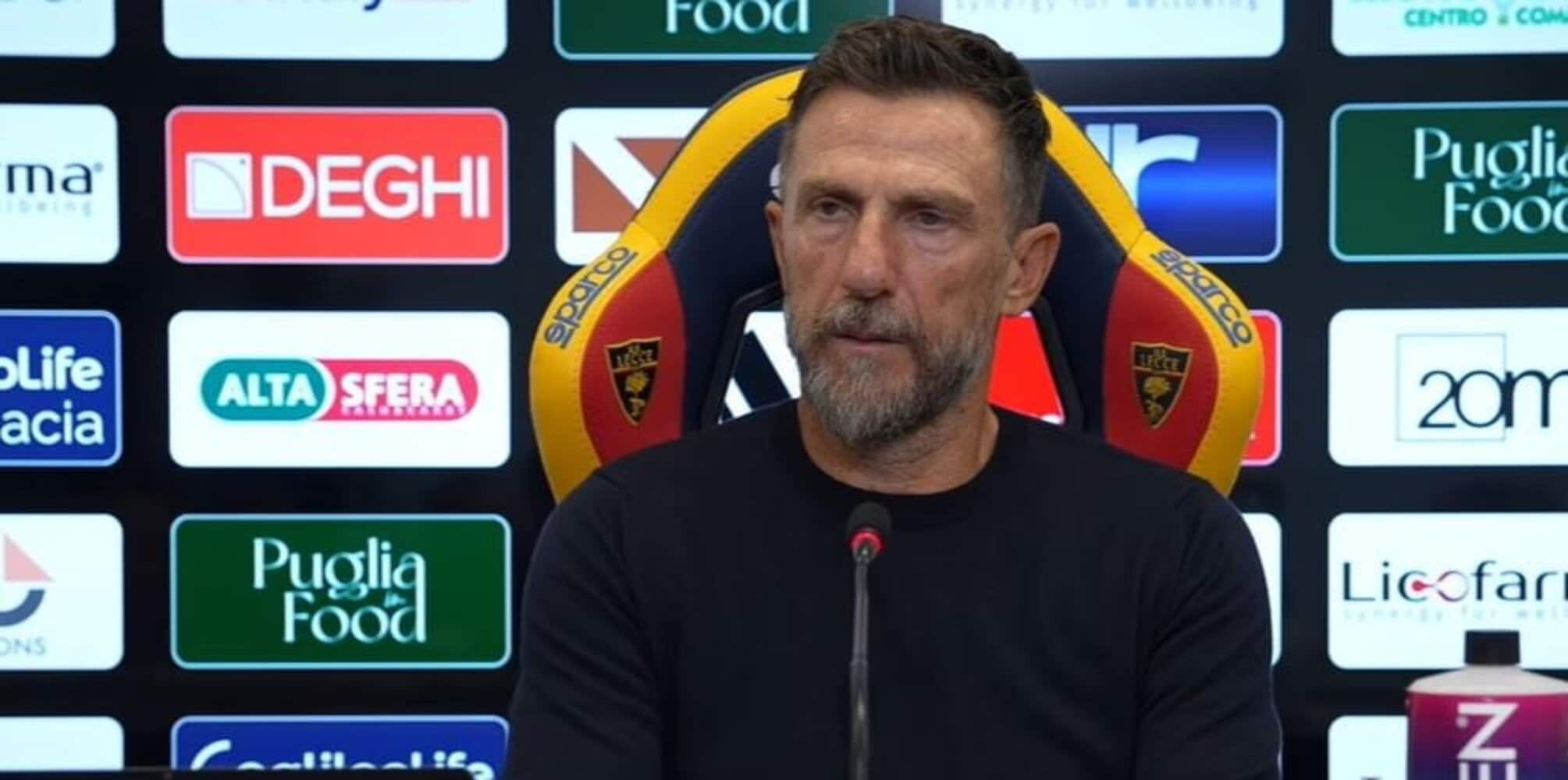 Di Francesco a Juventus elleni meccs előtt: A futballban minden lehetséges
