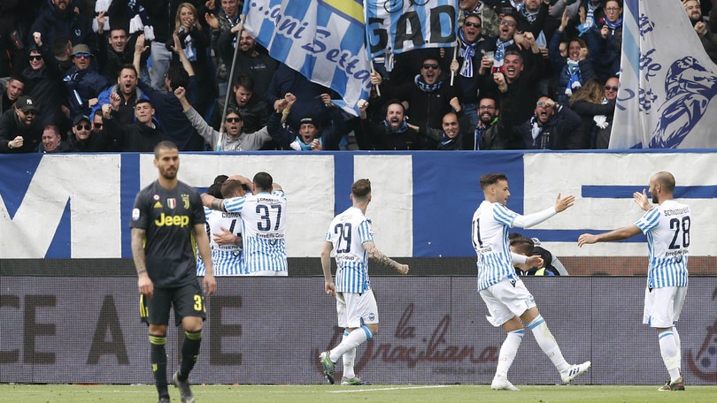 Bonifazi e Floccari ribaltano la Juve: salta la festa bianconera a Ferrara