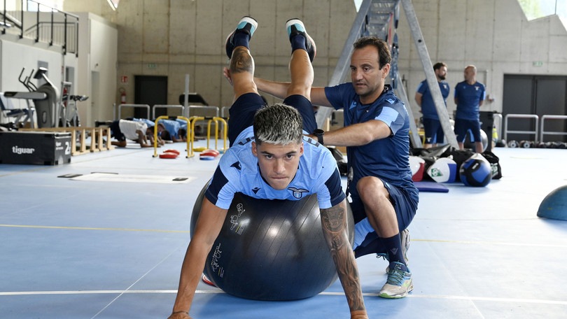 La Lazio come la Juve di Sarri: mega palloni in allenamento