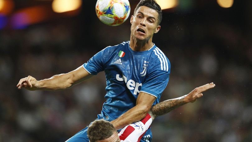 Cristiano Ronaldo sbatte contro il muro dell'Atletico Madrid
