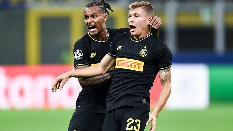 Champions, Barella "salva" l'Inter al 92'