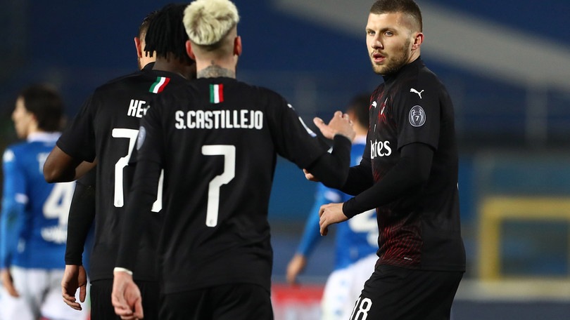 Milan in zona Europa: Brescia ko, Rebic ancora decisivo