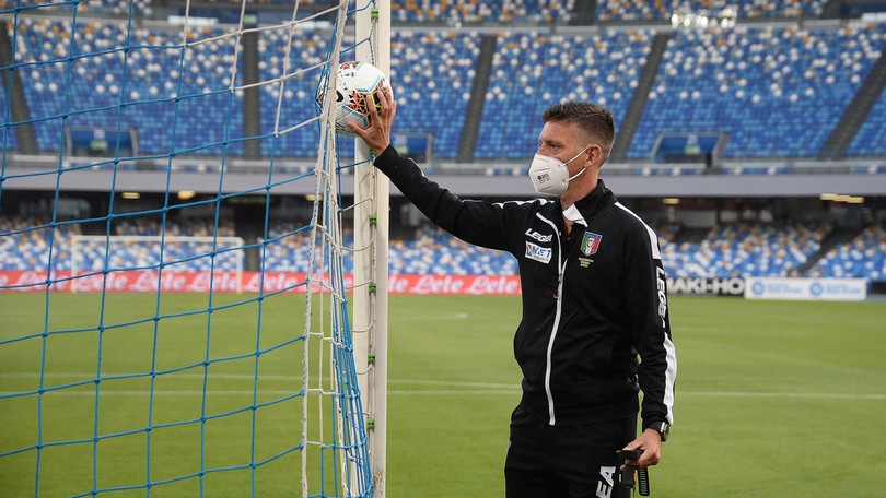 Napoli-Inter, Rocchi controlla la goal-line technology