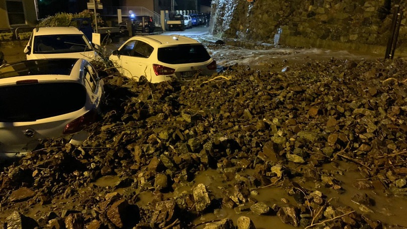 Forti piogge in Liguria: frane e allagamenti