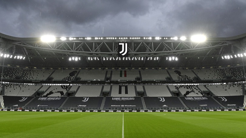 L'Allianz Stadium nella notte di Juve-Napoli