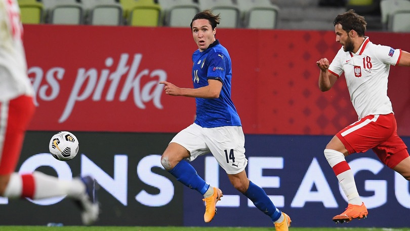 Chiesa e Belotti a secco, Polonia-Italia 0-0