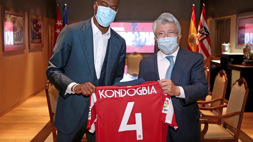 Kondogbia si presenta all'Atletico Madrid