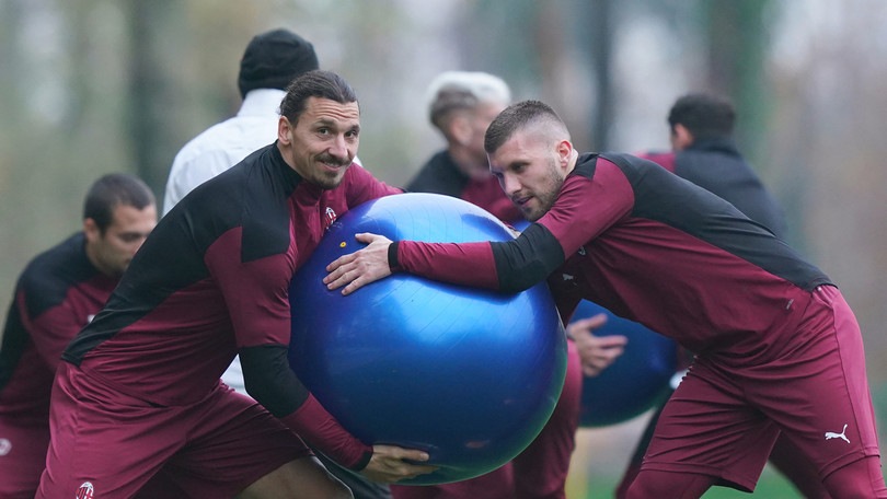 Ibrahimovic sfida Rebic: chi vince in allenamento?