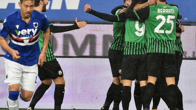 Il Sassuolo vola al quarto posto! Sampdoria ko 3-2