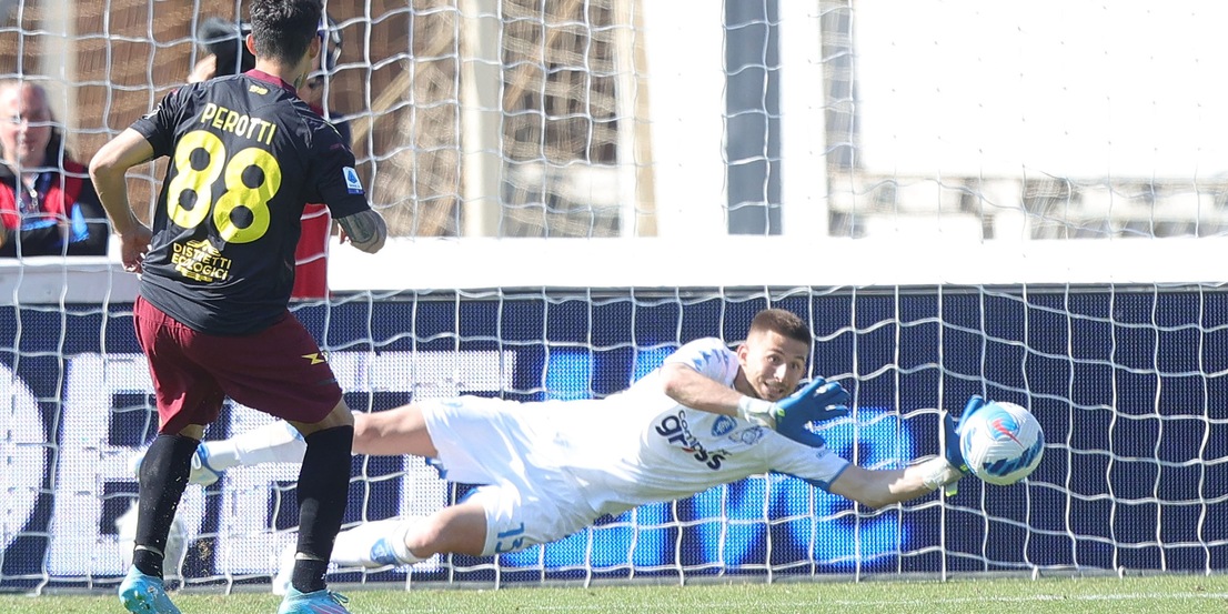 Vicario è super, Perotti si dispera: pari tra Empoli e Salernitana