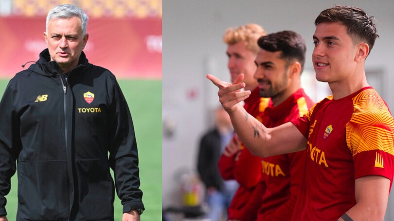 Roma, Mourinho ritrova Dybala: lavoro in palestra per l'ex Juve