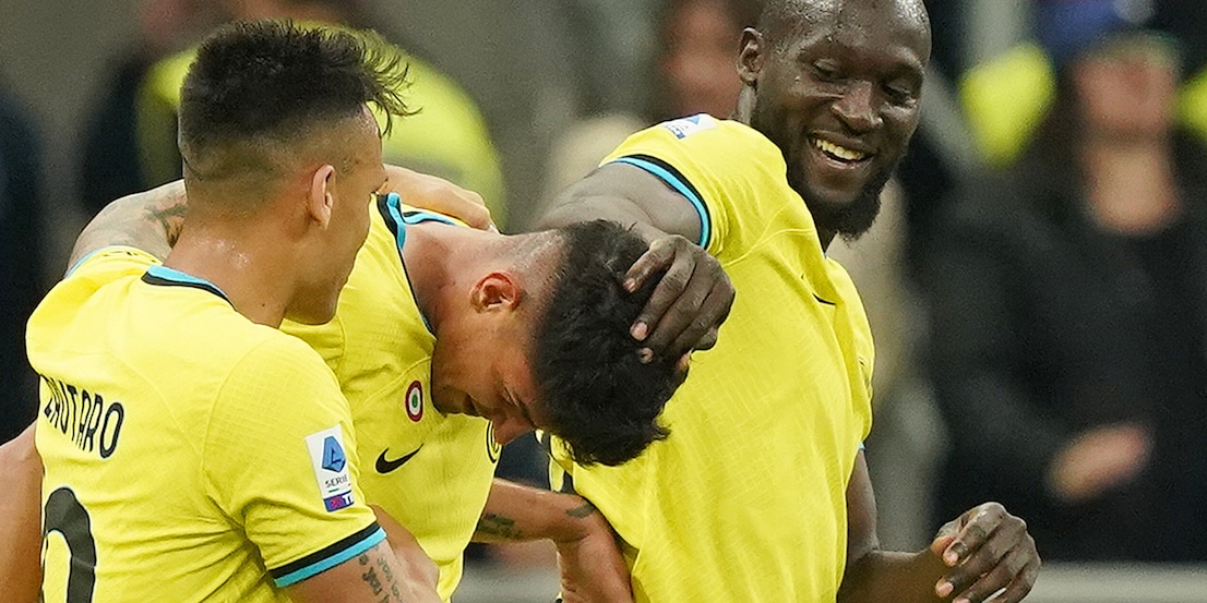 Doppio Lukaku, Lautaro e autogol di Ruan: l'Inter batte 4-2 il Sassuolo